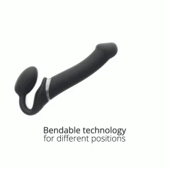 Strap-On-Me Vibrating Bendable Strap-On - XL Dildos