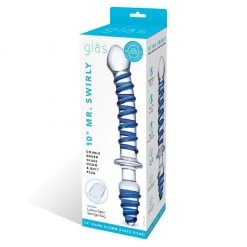 Electric Eel INC Dildos Glas 10" Mr. Swirly Double Dildo & Butt Plug