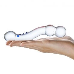 Electric Eel INC Dildos Glas 6 Inch Curved G-Spot Nubby Glass Dildo