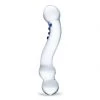 Electric Eel INC Dildos Glas 6 Inch Curved G-Spot Nubby Glass Dildo