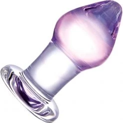 Electric Eel INC Glas Amethyst Rain Glass Anal Butt Plug Anal Sex Toys