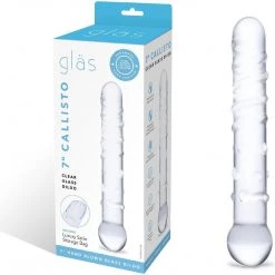 Electric Eel INC Glas Callisto Clear 7 Inch Glass Dildo