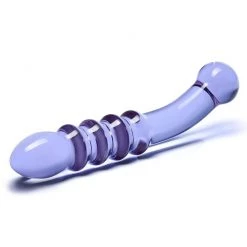 Electric Eel INC Dildos Glas Purple Rain Ribbed Glass Dildo