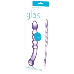 Electric Eel INC Dildos Glas Purple Rain Ribbed Glass Dildo