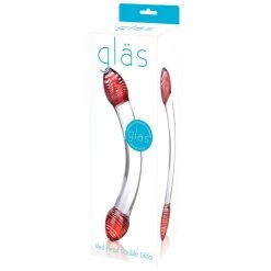 Electric Eel INC Dildos Glas Red Head Double Dildo