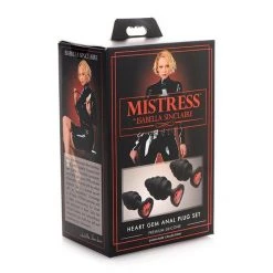 Xr LLC Heart Gem Silicone Anal Plug Set