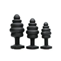 Xr LLC Heart Gem Silicone Anal Plug Set