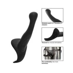 California Exotic Novelties Dildos Her Royal Harness Crotchless Vibrating Set