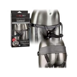 California Exotic Novelties Dildos Her Royal Harness Crotchless Vibrating Set
