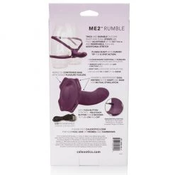 California Exotic Novelties Her Royal Harness ME2 Rumble Vibrating Silicone Strap-On Dildos