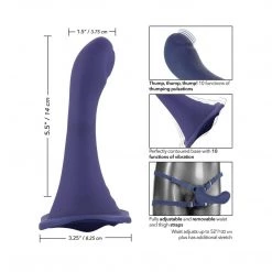 California Exotic Novelties Her Royal Harness ME2 Thumper Set With Vibrating Probe 19 California Exotic Novelties Her Royal Harness ME2 Thumper Set With Vibrating Probe