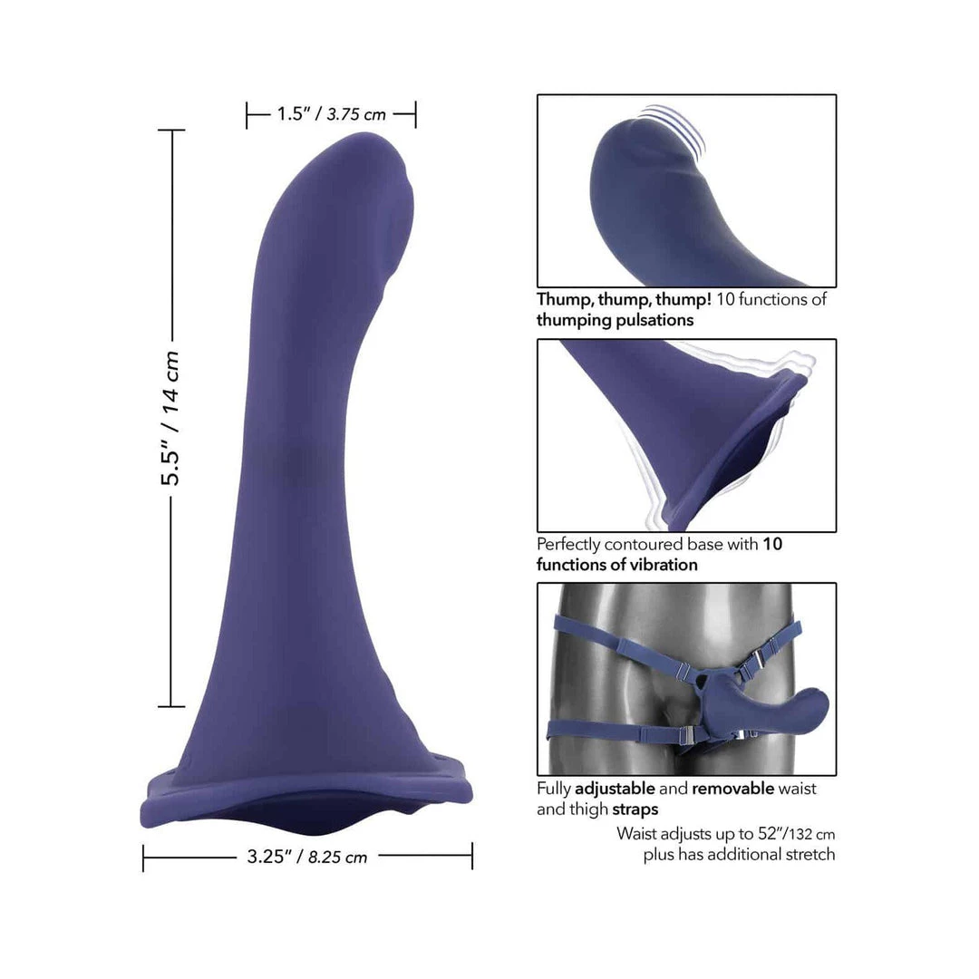 California Exotic Novelties Her Royal Harness ME2 Thumper Set With Vibrating Probe 11 California Exotic Novelties Her Royal Harness ME2 Thumper Set With Vibrating Probe