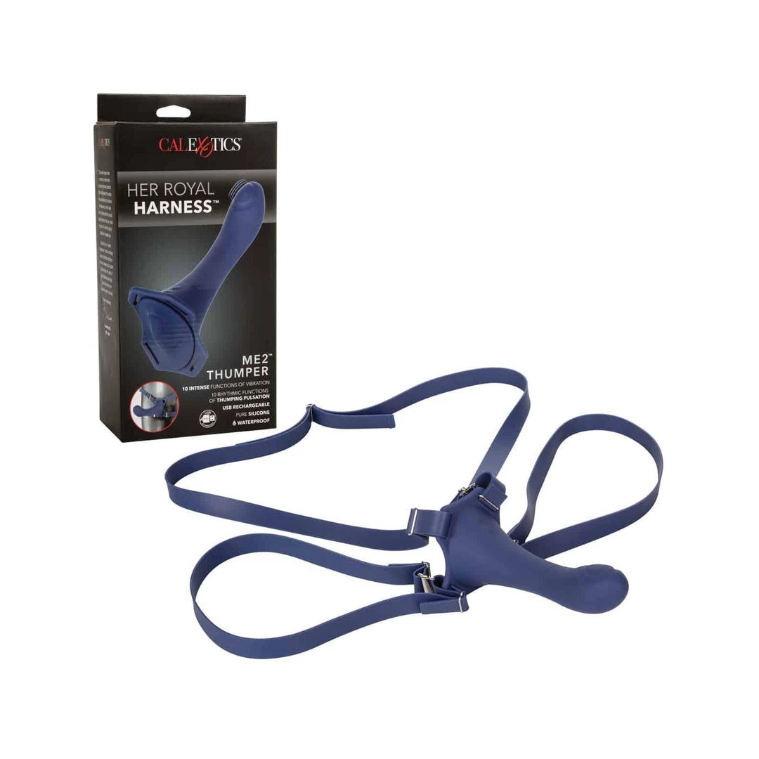 California Exotic Novelties Her Royal Harness ME2 Thumper Set With Vibrating Probe 3 California Exotic Novelties Her Royal Harness ME2 Thumper Set With Vibrating Probe