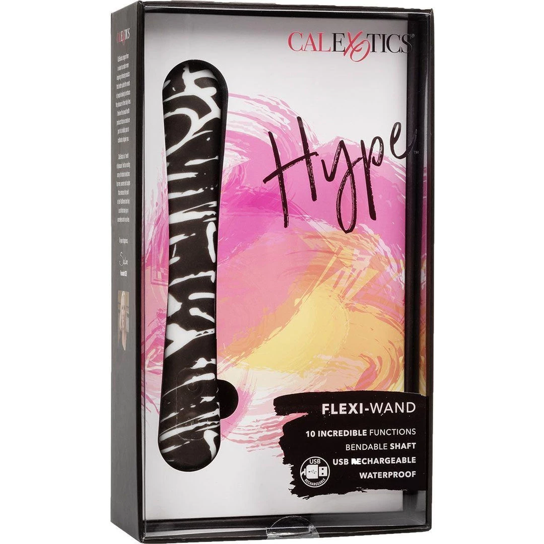California Exotic Novelties Hype Flexi Vibrating Wand 10 California Exotic Novelties Hype Flexi Vibrating Wand