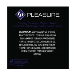 Westridge Laboratories ID Pleasure Waterbased Tingling Lubricant Lubes