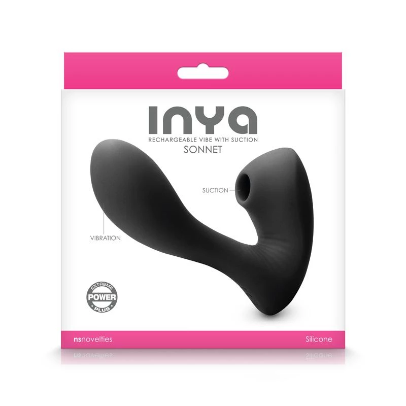 Ns Novelties INC G-Spot Vibrators INYA Sonnet G-Spot Vibe With Suction 6 Ns Novelties INC G-Spot Vibrators INYA Sonnet G-Spot Vibe With Suction