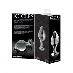 Pipedream Products Icicles No. 25 Glass Butt Plug 12 Pipedream Products Icicles No. 25 Glass Butt Plug