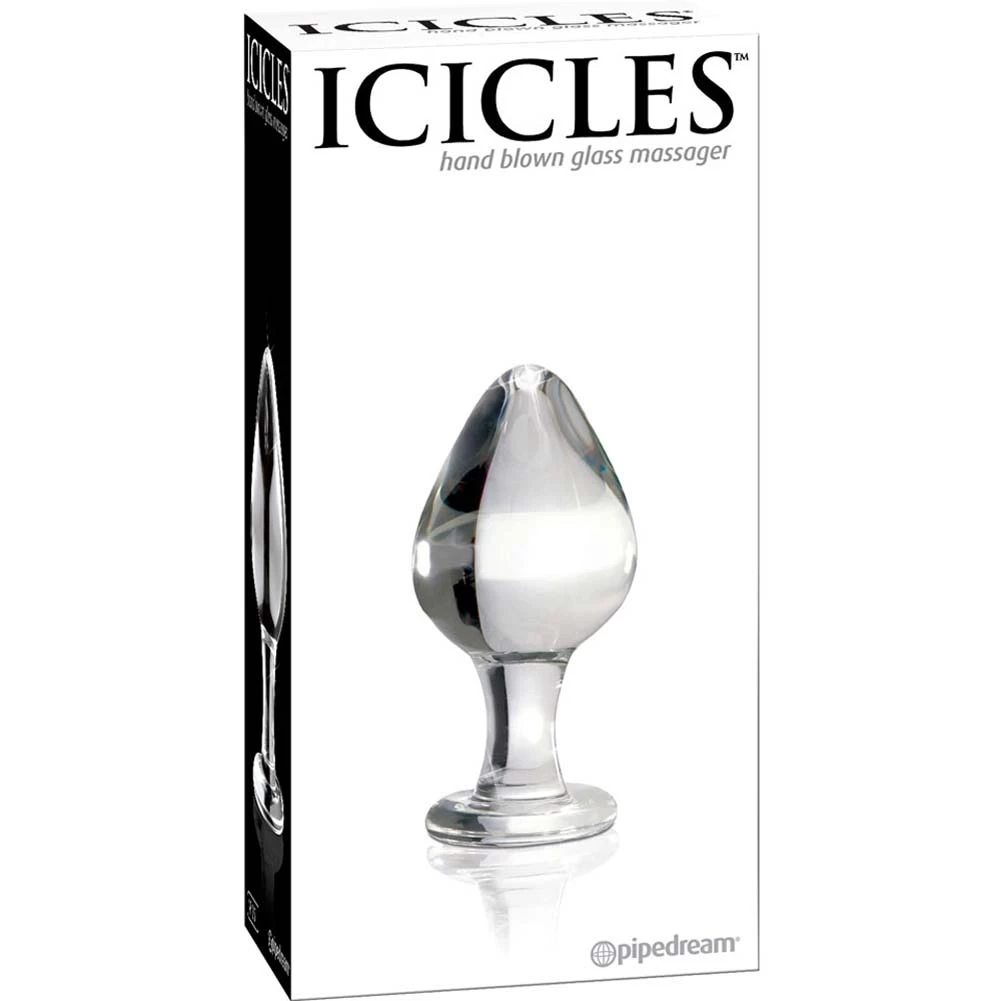 Pipedream Products Icicles No. 25 Glass Butt Plug 8 Pipedream Products Icicles No. 25 Glass Butt Plug