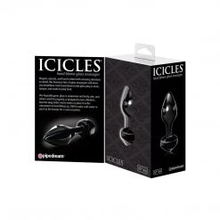 Pipedream Products Anal Sex Toys Icicles No. 44 Glass Butt Plug