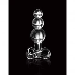 Pipedream Products Anal Sex Toys Icicles No. 47 Hand Blown Glass Butt Plug - Clear