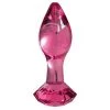 Pipedream Products Icicles No. 79 Glass Diamond Butt Plug - Pink 1 Pipedream Products Icicles No. 79 Glass Diamond Butt Plug - Pink
