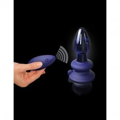 Pipedream Closeouts Icicles No. 85 Vibrating Glass Plug Anal Sex Toys