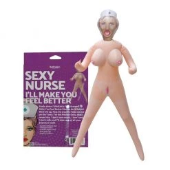 Hott Products Male Masturbators Inflatable Sexy Nurse Blow Up Doll