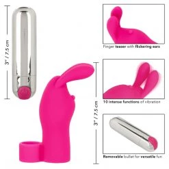 California Exotic Novelties Intimate Play Finger Bunny Vibe Finger Vibrators