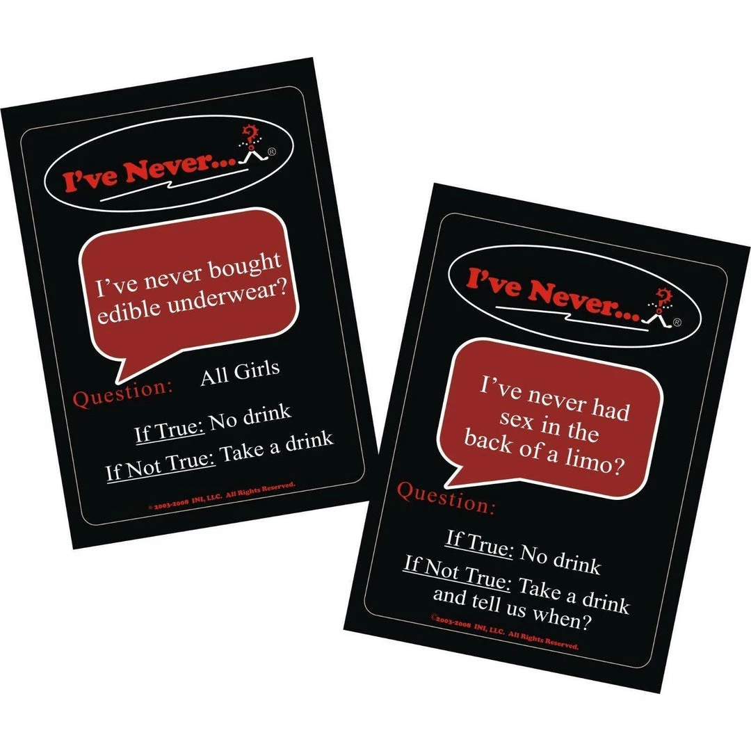 Ini LLC I've Never Bar Cards 5 Ini LLC I've Never Bar Cards