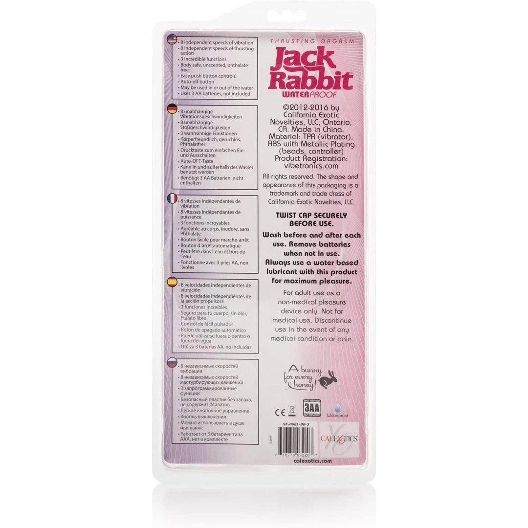 California Exotic Novelties Jack Rabbit Thrusting Bunny Vibe 13 California Exotic Novelties Jack Rabbit Thrusting Bunny Vibe