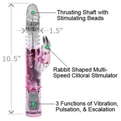 California Exotic Novelties Jack Rabbit Thrusting Bunny Vibe 20 California Exotic Novelties Jack Rabbit Thrusting Bunny Vibe