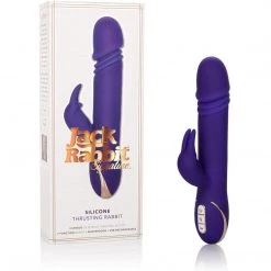 California Exotic Novelties Jack Rabbits Signature Silicone Thrusting Rabbit Vibe
