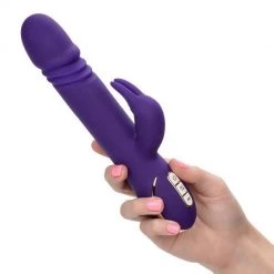 California Exotic Novelties Jack Rabbits Signature Silicone Thrusting Rabbit Vibe