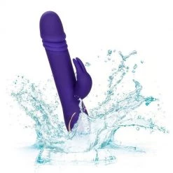 California Exotic Novelties Jack Rabbits Signature Silicone Thrusting Rabbit Vibe