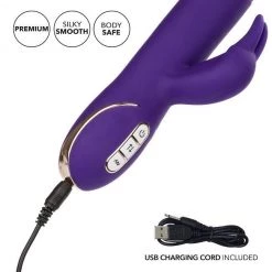 California Exotic Novelties Jack Rabbits Signature Silicone Thrusting Rabbit Vibe