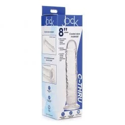 Curve Novelties Jock C-thru 8 Inch Slim Dildo