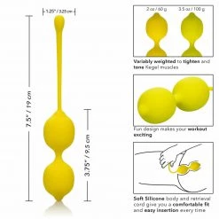 California Exotic Novelties Kegel Training Set Ben Wa Balls 32 California Exotic Novelties Kegel Training Set Ben Wa Balls