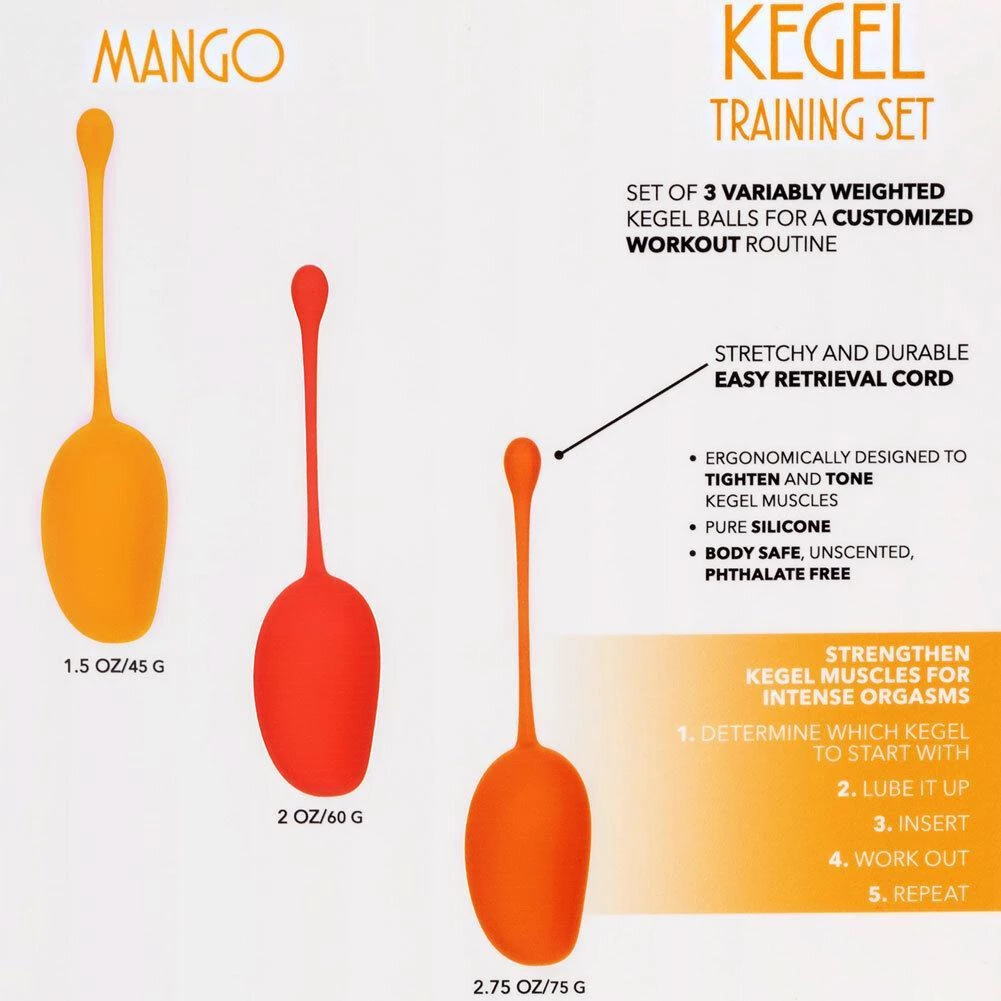 California Exotic Novelties Kegel Training Set Ben Wa Balls 9 California Exotic Novelties Kegel Training Set Ben Wa Balls