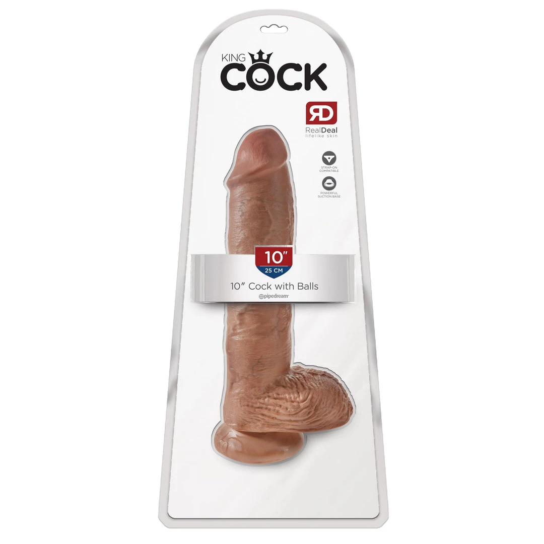 Pipedream Products King Cock 10 Inch Realistic Dildo 7 Pipedream Products King Cock 10 Inch Realistic Dildo