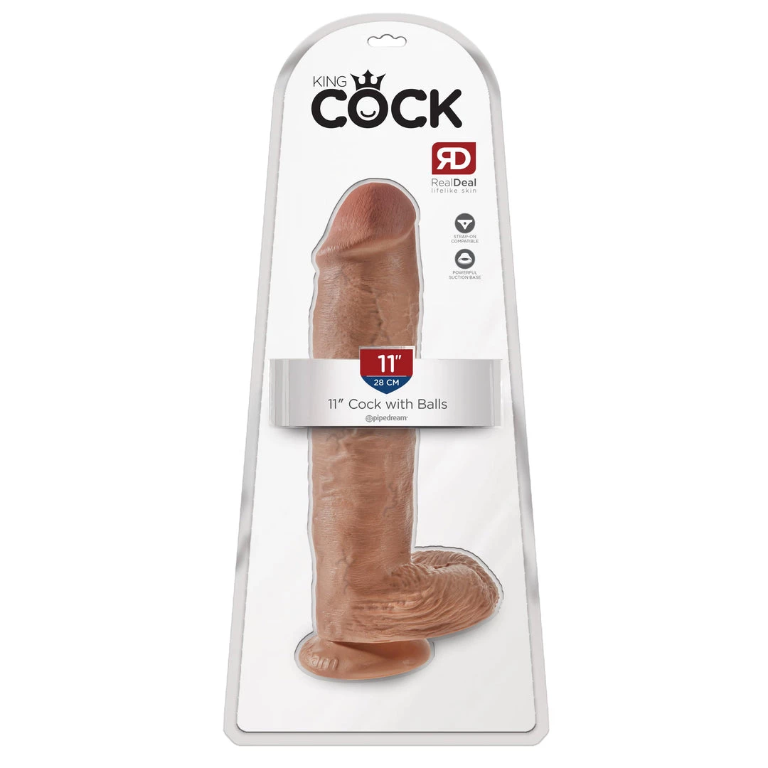 Pipedream Products King Cock 11 Inch Cock With Balls Dildos 12 Pipedream Products King Cock 11 Inch Cock With Balls Dildos