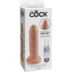 Pipedream Products Dildos King Cock 6 Inch Realistic Uncut Dildo