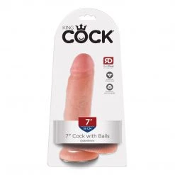 Pipedream Products Dildos King Cock 7 Inch Cock With Balls