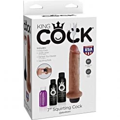 Pipedream Products King Cock 7 Inch Realistic Squirting Dildo Dildos