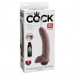 Pipedream Products Dildos King Cock 9 Inch Squirting Cock With Balls