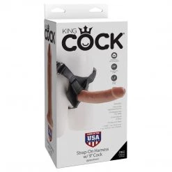 Pipedream Products Dildos King Cock 9 Inch Strap On