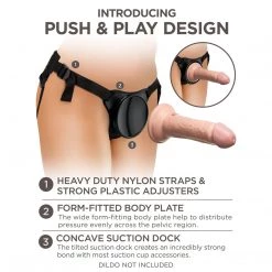 Pipedream Products King Cock Beginner's Body Dock Strap On Harness Dildos 16 Pipedream Products King Cock Beginner's Body Dock Strap On Harness Dildos