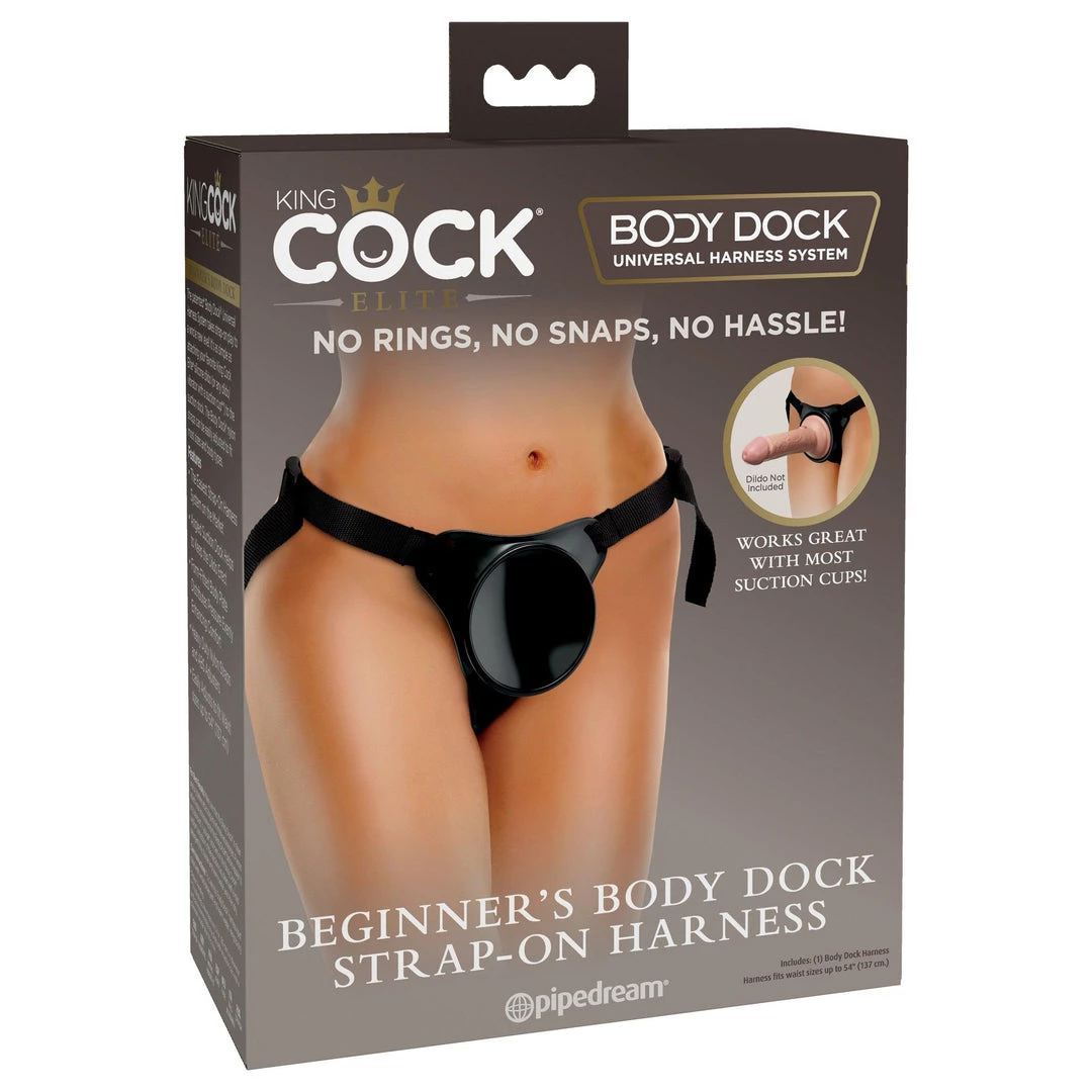Pipedream Products King Cock Beginner's Body Dock Strap On Harness Dildos 10 Pipedream Products King Cock Beginner's Body Dock Strap On Harness Dildos