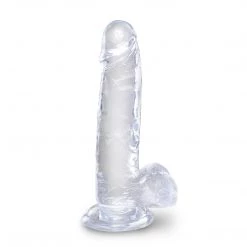 Pipedream Products King Cock Clear Cock With Balls Dildos