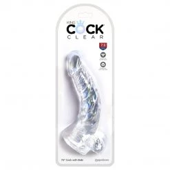 Pipedream Products King Cock Clear Cock With Balls Dildos
