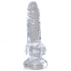 Pipedream Products King Cock Clear Cock With Balls Dildos